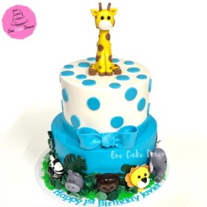 Giraffe Birthday Cake