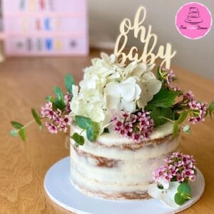 Flower Baby Shower Cakes