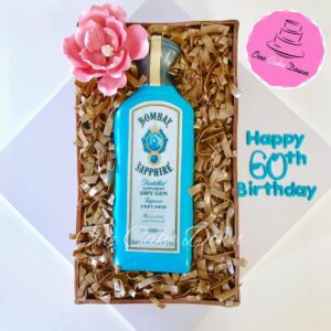 Bombay Saphire Birthday Cake