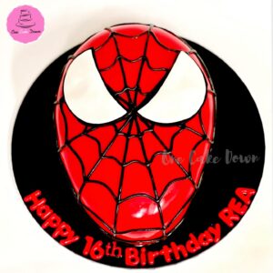 Spiderman birhday cake