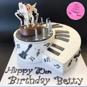 Piano Birthday Cake